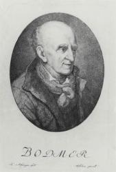 Johann Jacob Bodmer (engraving) | Obraz na stenu