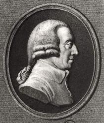 Portrait from a medallion of Adam Smith (1723-90) (engraving) (b/w photo) | Obraz na stenu