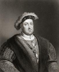 Portrait of Henry VIII (engraving) | Obraz na stenu
