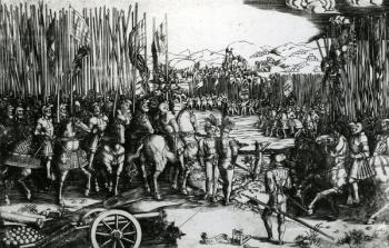 The Battle of Ravenna (engraving) | Obraz na stenu