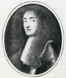James II when Duke of York, 17th Century (engraving) | Obraz na stenu