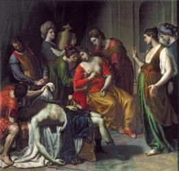 The Death of Anthony and Cleopatra, 1630-35 (oil on canvas) | Obraz na stenu