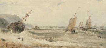 Boulogne Harbour (w/c over graphite and bodycolour on paper) | Obraz na stenu
