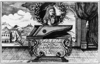 New Piano Practise, 1689 (engraving) | Obraz na stenu