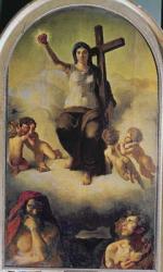 The Virgin of the Sacred Heart, 1821 (oil on canvas) | Obraz na stenu