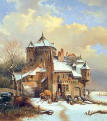 Dutch Winter Scene | Obraz na stenu