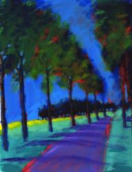 Avenue, 2008 (acrylic on board) | Obraz na stenu