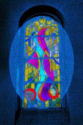 Blue Swirls, from the series Eglise St Pierre d'Arene, 2015, (photograph) | Obraz na stenu