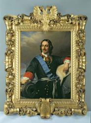Peter I the Great (1672-1725) 1838 (oil on canvas) (see also 144529) | Obraz na stenu