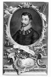 Sir Francis Drake (engraving) | Obraz na stenu