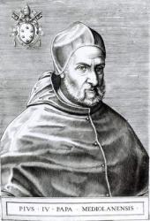 Portrait of Pope Pius IV, 1559 (engraving) | Obraz na stenu