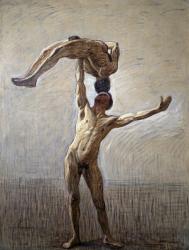 Athletes, 1912 (oil on canvas) | Obraz na stenu