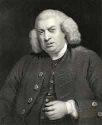 Portrait of Dr. Samuel Johnson (1709-84) (engraving) | Obraz na stenu