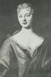 Louise-Eleanore de la Tour du Pil (1700-62), Baronne de Warens (engraving) | Obraz na stenu