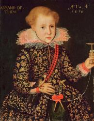 Armand de Tesse (b.1612) aged Four, 1616 (oil on panel) | Obraz na stenu