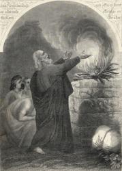 Noah, from 'The National Illustrated Family Bible', published c.1870 (litho) | Obraz na stenu