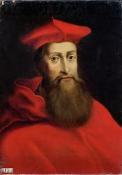 Cardinal Reginald Pole (1500-58) Archbishop of Canterbury (oil on canvas) | Obraz na stenu