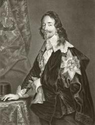 Charles I, from 'The National and Domestic History of England' by William Hickman Smith Aubrey (1858-1916) published London, c.1890 (litho) | Obraz na stenu