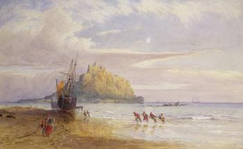 A September Evening, St Michael's Mount, Cornwall | Obraz na stenu