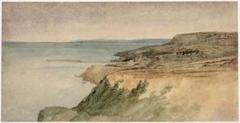 Lyme Regis, Dorset, c.1797 (w/c over pencil on textured paper) | Obraz na stenu
