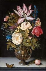 Still-Life with flowers, 1617 (oil on copper) | Obraz na stenu