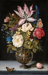 Still-Life with flowers, 1617 (oil on copper) | Obraz na stenu