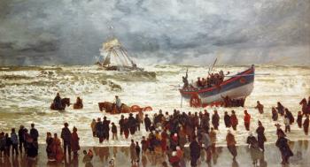 The Lifeboat, 1873 (oil on canvas) | Obraz na stenu