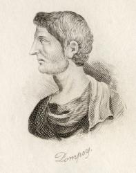 Pompey, from 'Crabb's Historical Dictionary', published 1825 (litho) | Obraz na stenu