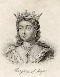 Margaret of Anjou, from 'Crabb's Historical Dictionary', published 1825 (litho) | Obraz na stenu