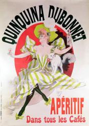 Poster advertising 'Quinquina Dubonnet' aperitif, 1895 (colour litho) | Obraz na stenu