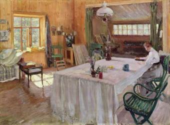 In the House of the Artist Konstantin Korovin (1861-1939) 1907 (oil on canvas) | Obraz na stenu