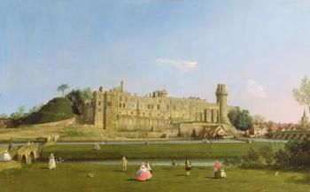 Warwick Castle, c.1748-49 (oil on canvas) | Obraz na stenu