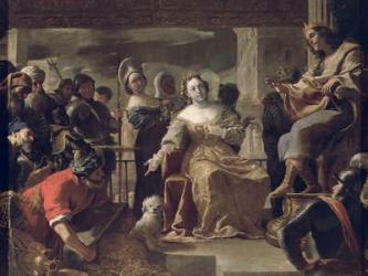 The Queen of Sheba before Solomon | Obraz na stenu
