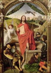 The Resurrection, central panel from the Triptych of the Resurrection, c.1485-90 (oil on panel) | Obraz na stenu