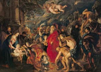 Adoration of the Magi, 1610 (oil on canvas) | Obraz na stenu