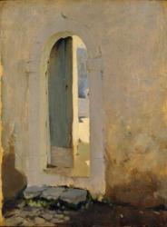 Open Doorway, Morocco, 1879-80 (oil on wood) | Obraz na stenu