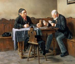 Pay Day, 1887 (oil on panel) | Obraz na stenu