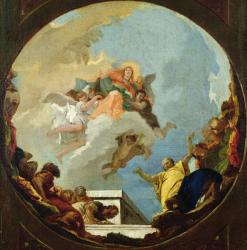 Assumption of the Virgin (oil on canvas) | Obraz na stenu
