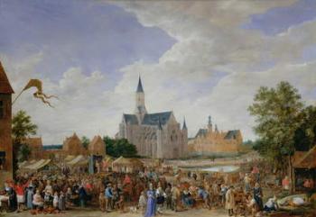 The Potters' Fair at Ghent (oil on panel) | Obraz na stenu