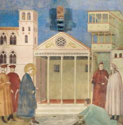St. Francis Honoured by a Simple Man, 1297-99 (fresco) | Obraz na stenu