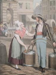The Water Carrier, 1821 (colour litho) | Obraz na stenu