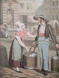 The Water Carrier, 1821 (colour litho) | Obraz na stenu