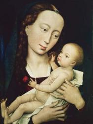 The Virgin and Child, 1455 (oil on panel) | Obraz na stenu