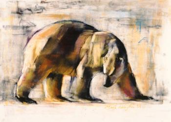 Arctic, 1999 (charcoal & conte on paper) | Obraz na stenu