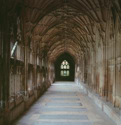 View of the Cloisters, c.1355 (photo) | Obraz na stenu
