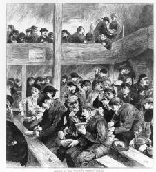 Ned Wright's Thieves' Supper, published in 'The Graphic' illustrated newspaper Saturday, February 26, 1870 (engraving) | Obraz na stenu