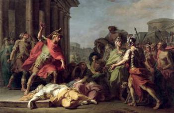 The Death of Lucretia, 1784 | Obraz na stenu
