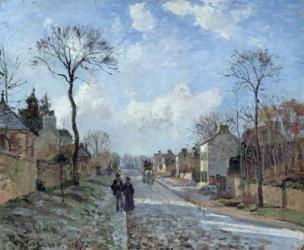The Road to Louveciennes, 1872 (oil on canvas) | Obraz na stenu