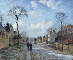 The Road to Louveciennes, 1872 (oil on canvas) | Obraz na stenu