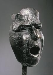 Mask: The cry of Montserrat (Masque Montserrat criant), c.1938-39 (bronze) | Obraz na stenu